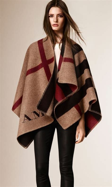 look poncho burberry|burberry inspired poncho.